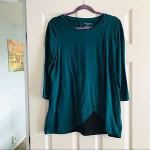 Motherhood Maternity Emerald Green Nursing Top